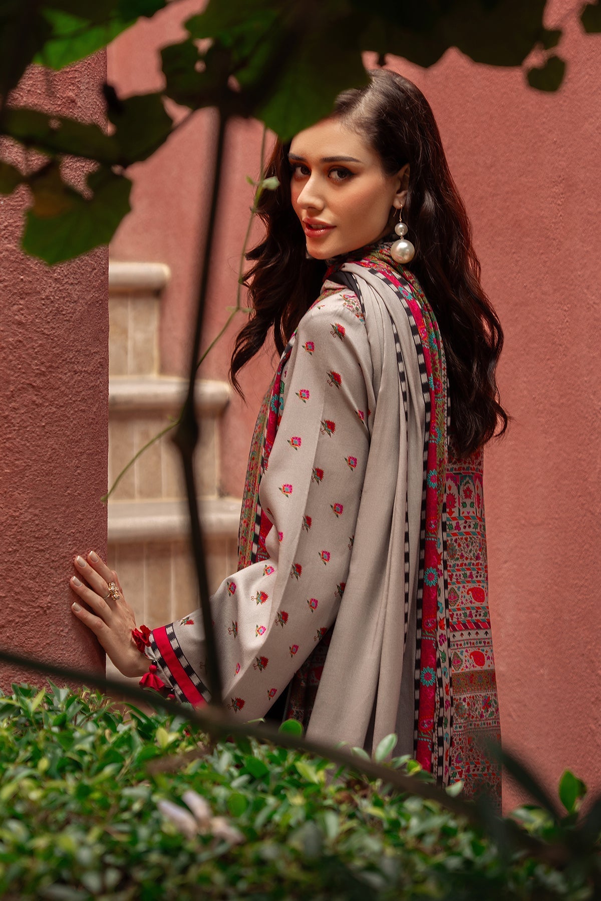 Charizma | C Prints Winter 25 | 3-PC Unstitched Printed Linen Collection CPW5-01 - Official Charizma - Agha Fabrics UK