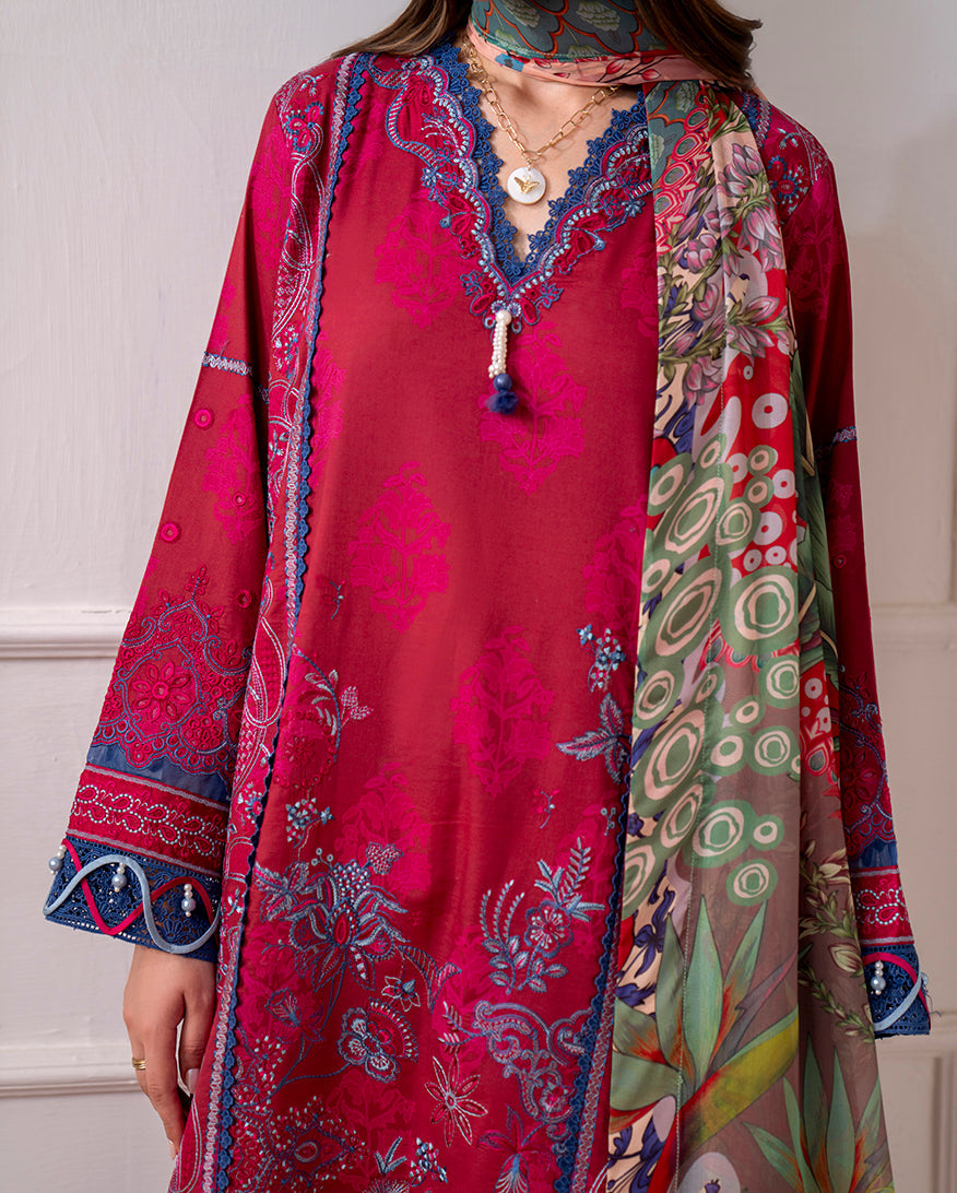 Roheenaz | Aezel Embroidered Cambric | Oriva