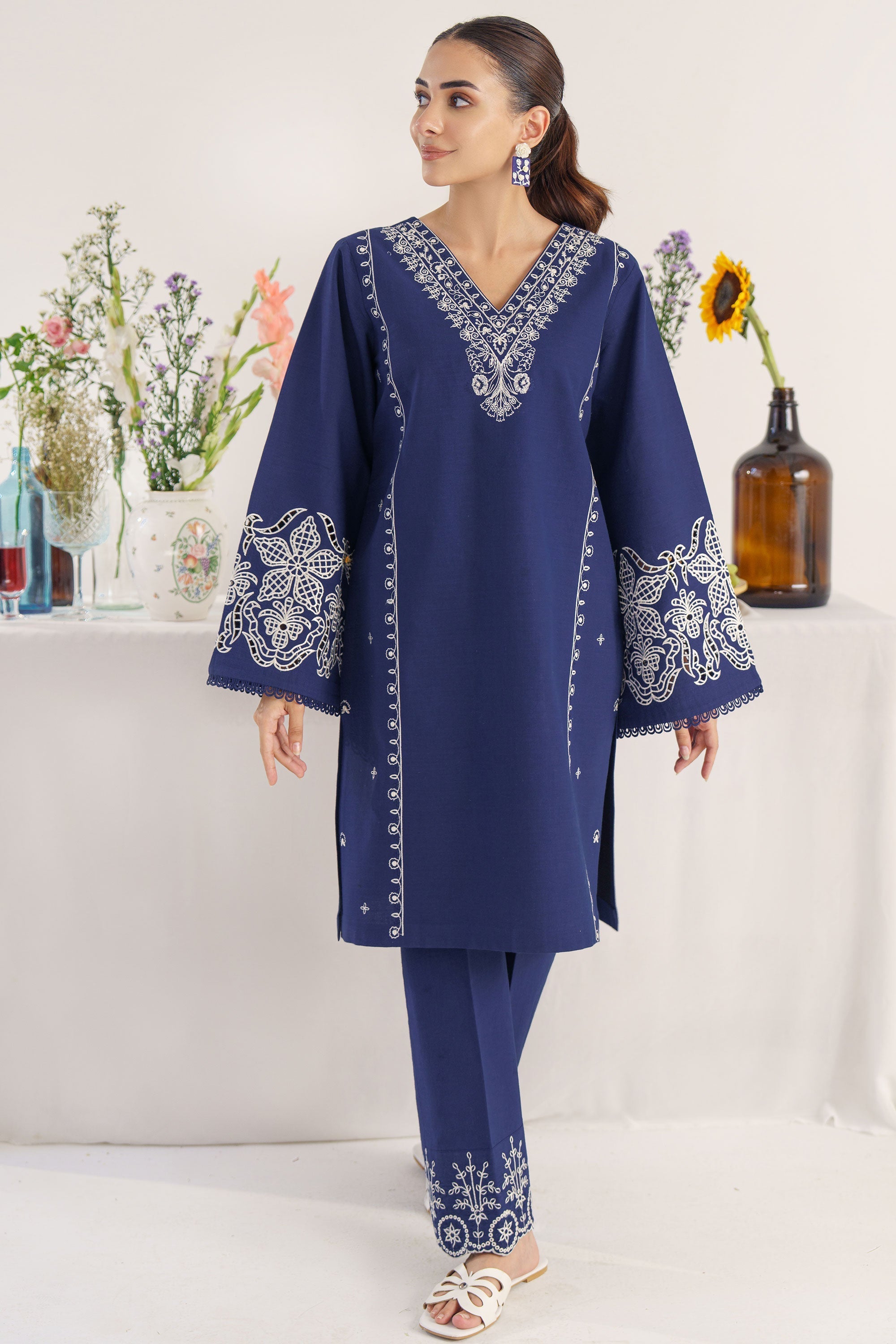 Hana | Garnished Dresses | Nuray - Official Hana - Agha Fabrics UK