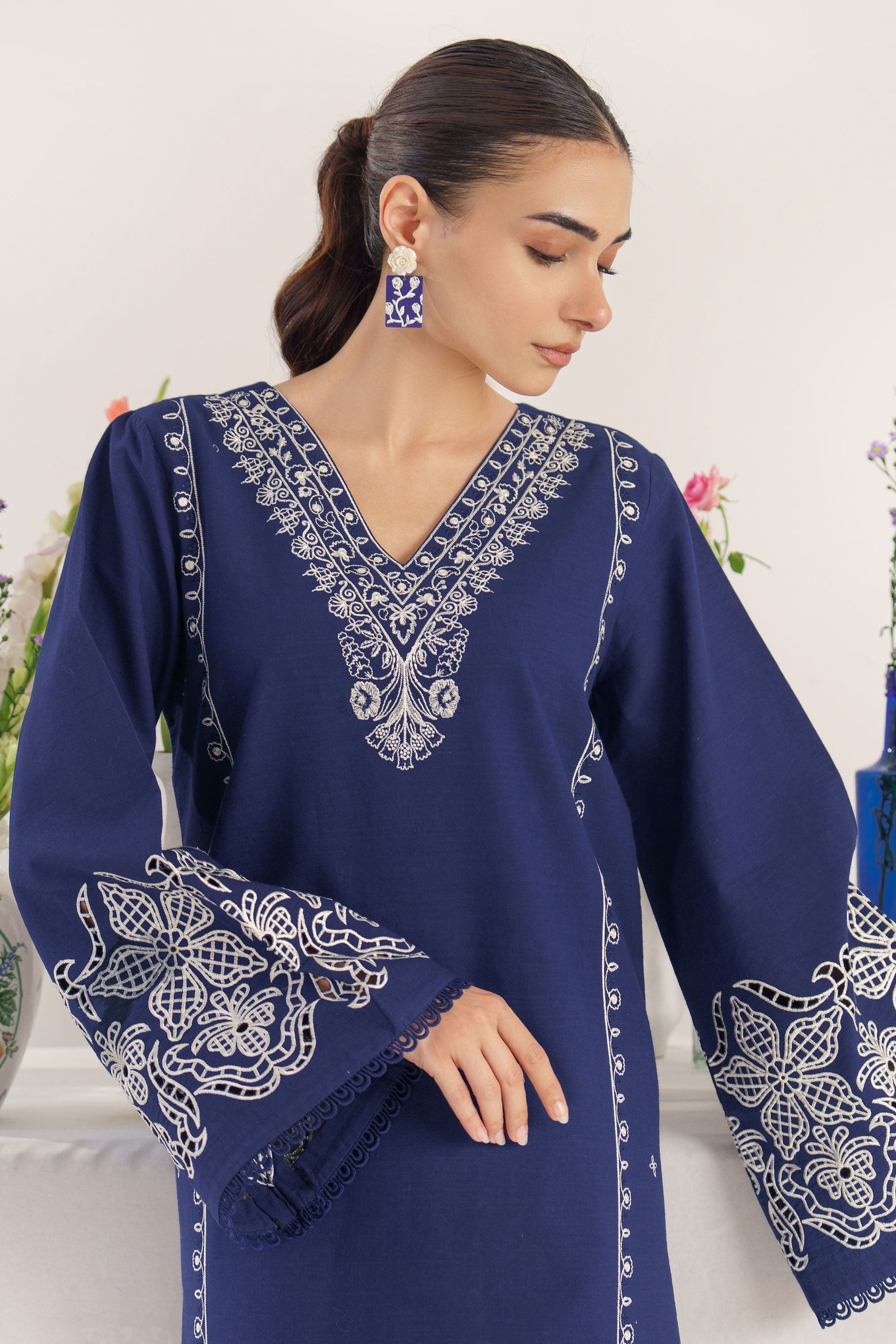 Hana | Garnished Dresses | Nuray - Official Hana - Agha Fabrics UK