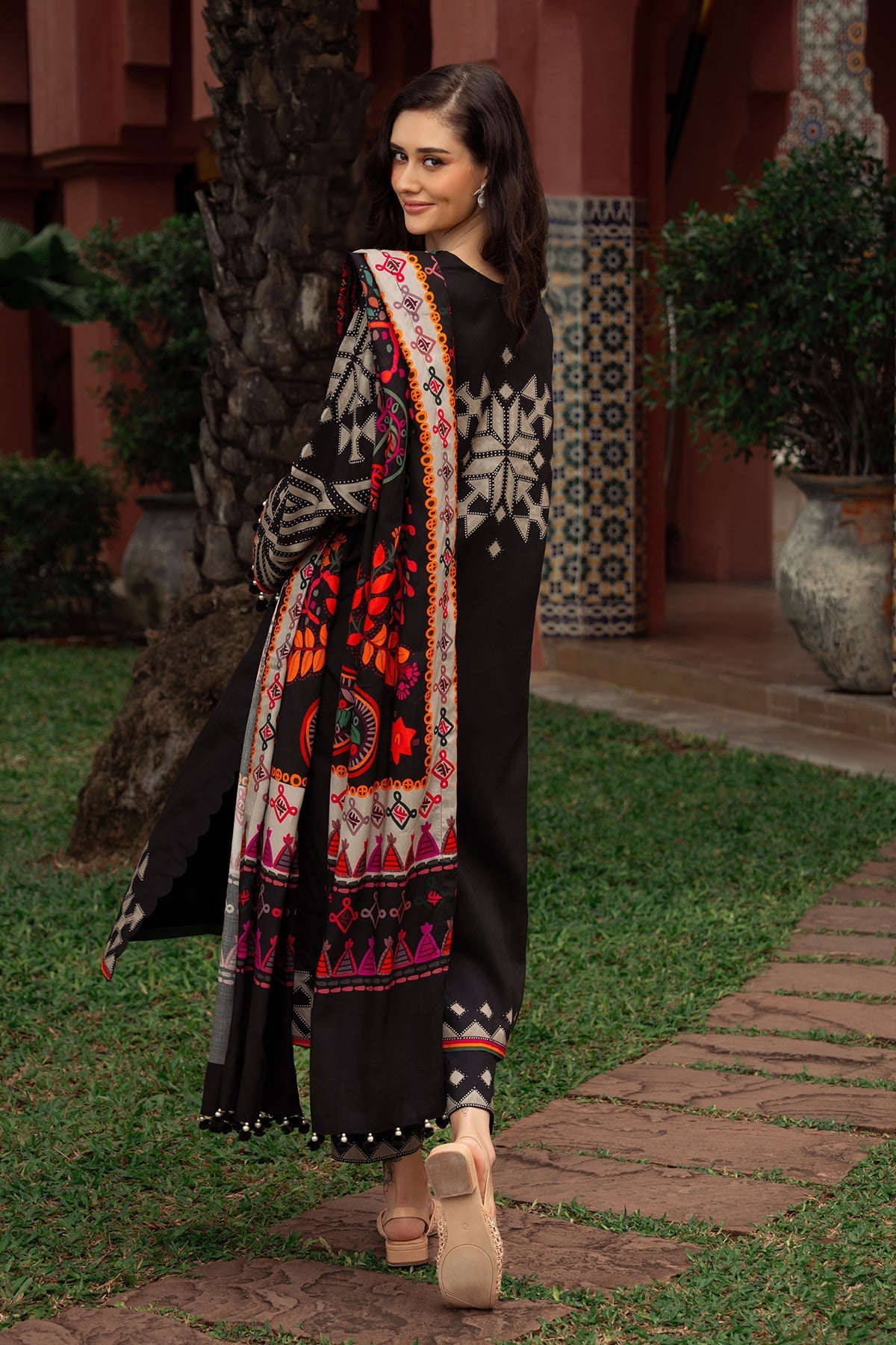 Charizma | C Prints Winter 25 | 3-PC Unstitched Printed Linen Collection CPW5-06 - Official Charizma - Agha Fabrics UK