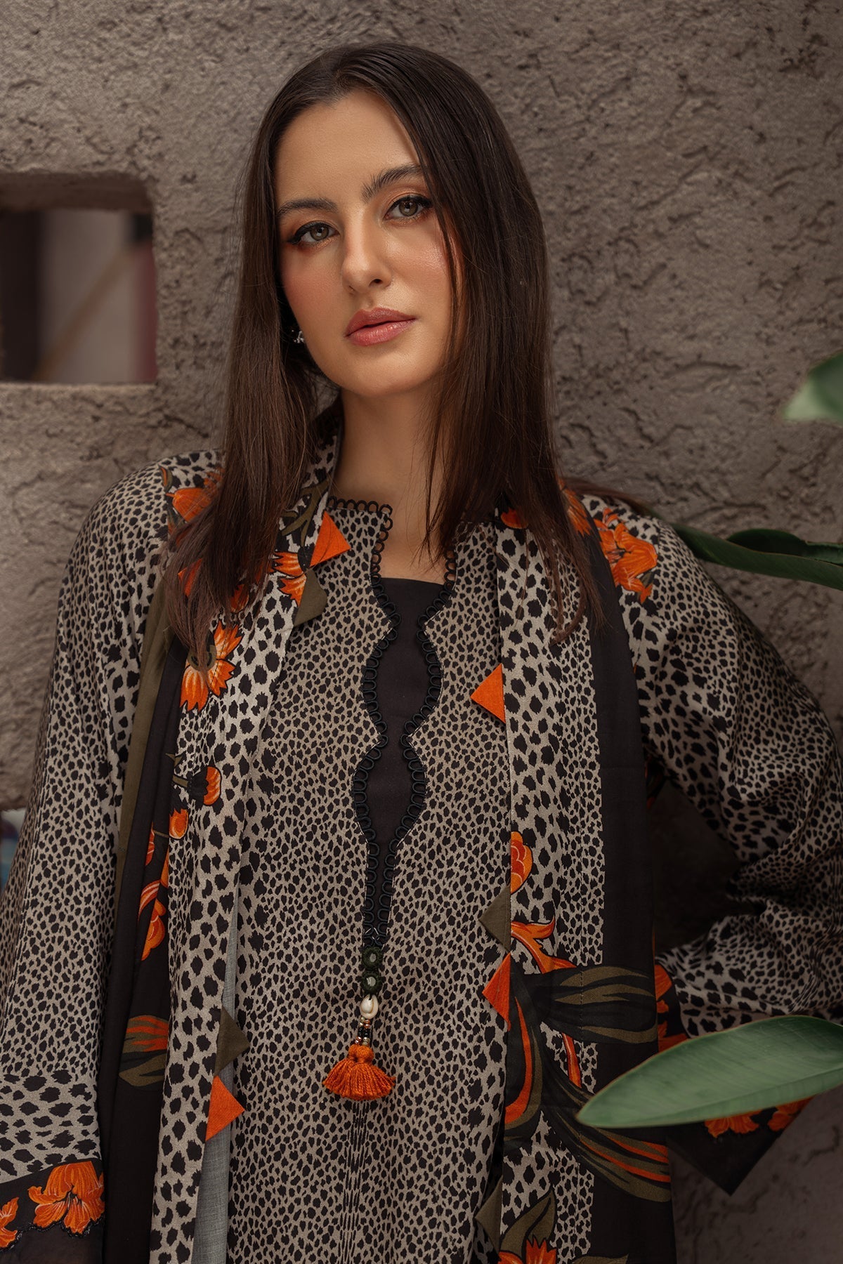 Charizma | C Prints Winter 25 | 3-PC Unstitched Printed Linen Collection CPW5-08 - Official Charizma - Agha Fabrics UK