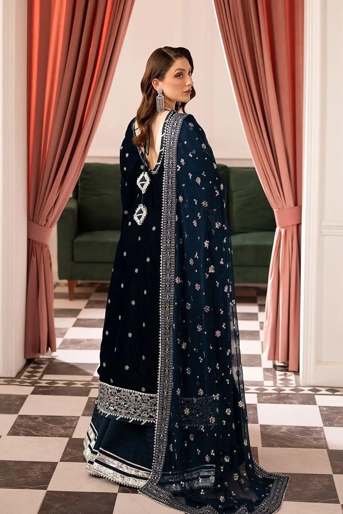 Raeesa Premium | Noirah Velvet | NV-002