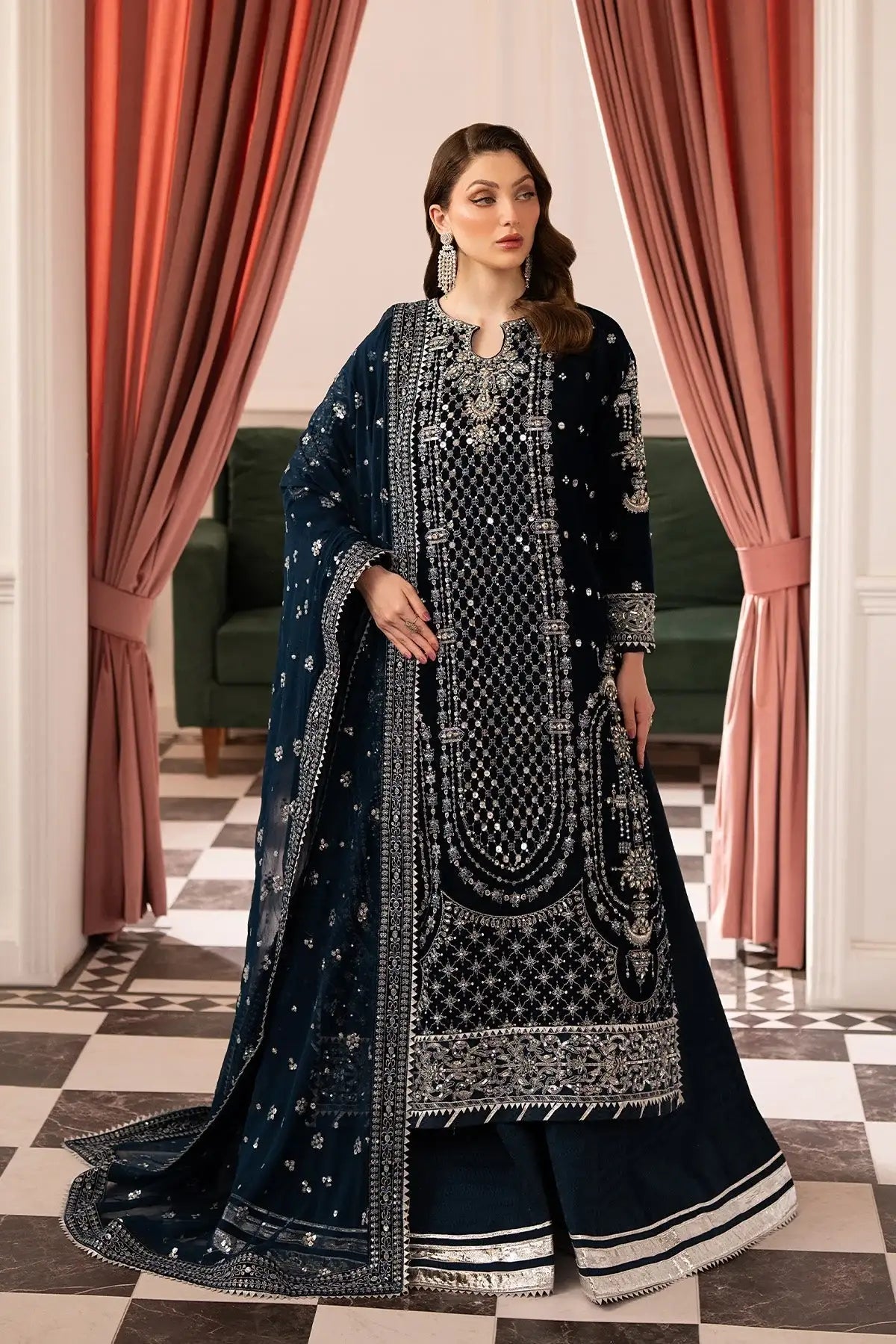 Raeesa Premium | Noirah Velvet | NV-002