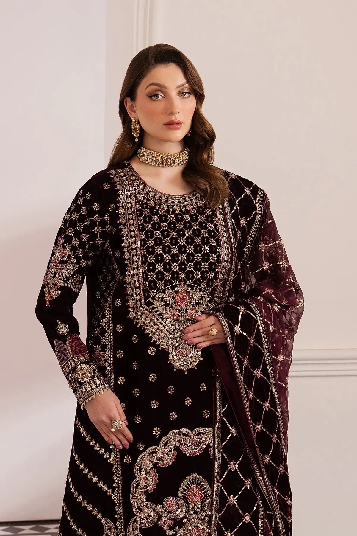Raeesa Premium | Noirah Velvet | NV-003