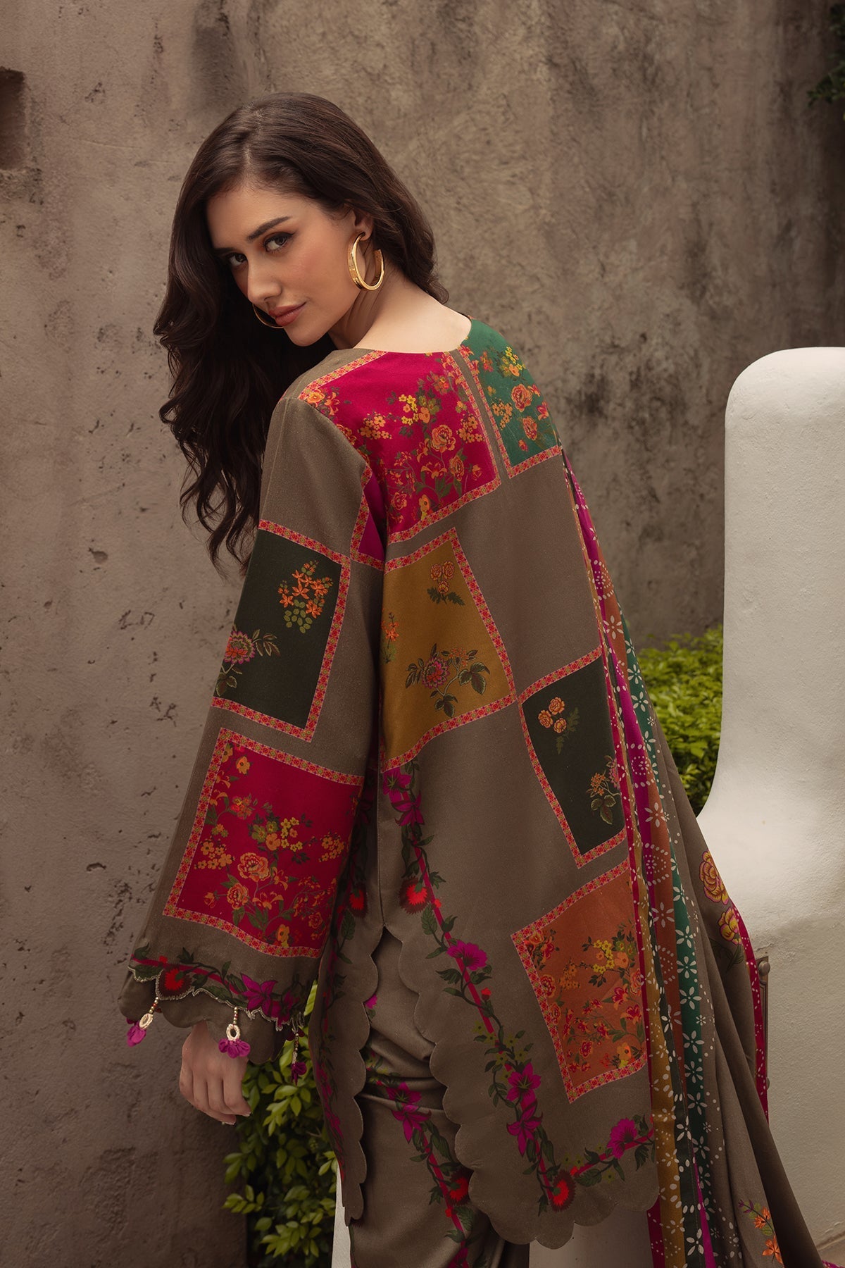 Charizma | C Prints Winter 25 | 3-PC Unstitched Printed Linen Collection CPW5-03 - Official Charizma - Agha Fabrics UK