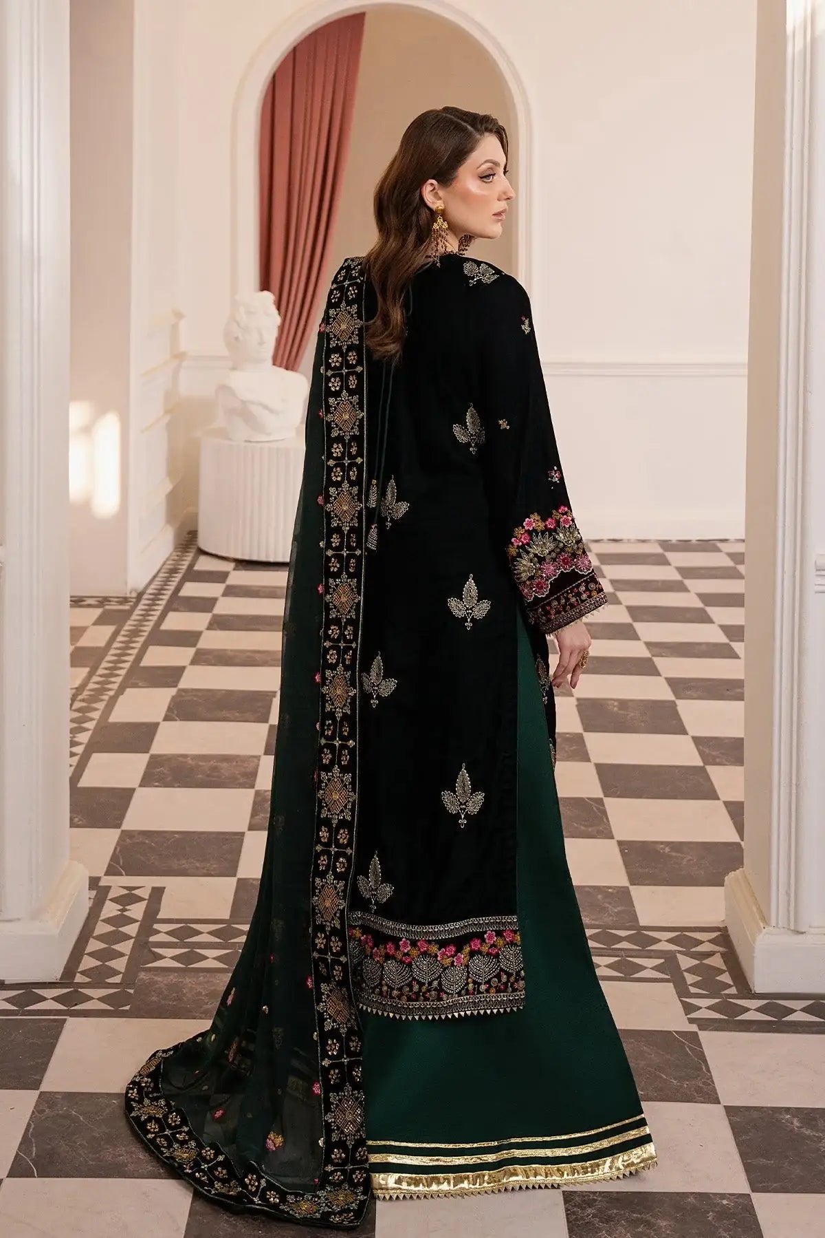 Raeesa Premium | Noirah Velvet | NV-004