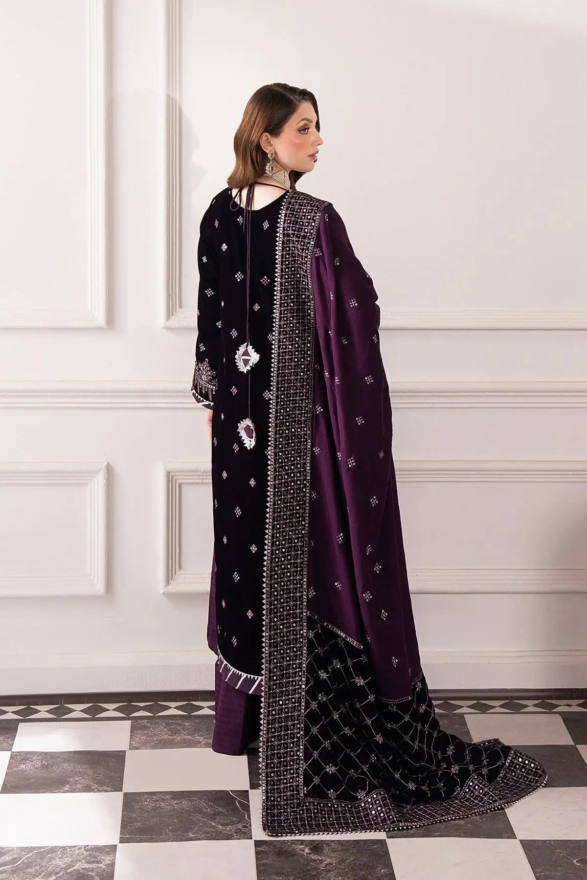 Raeesa Premium | Noirah Velvet | NV-001