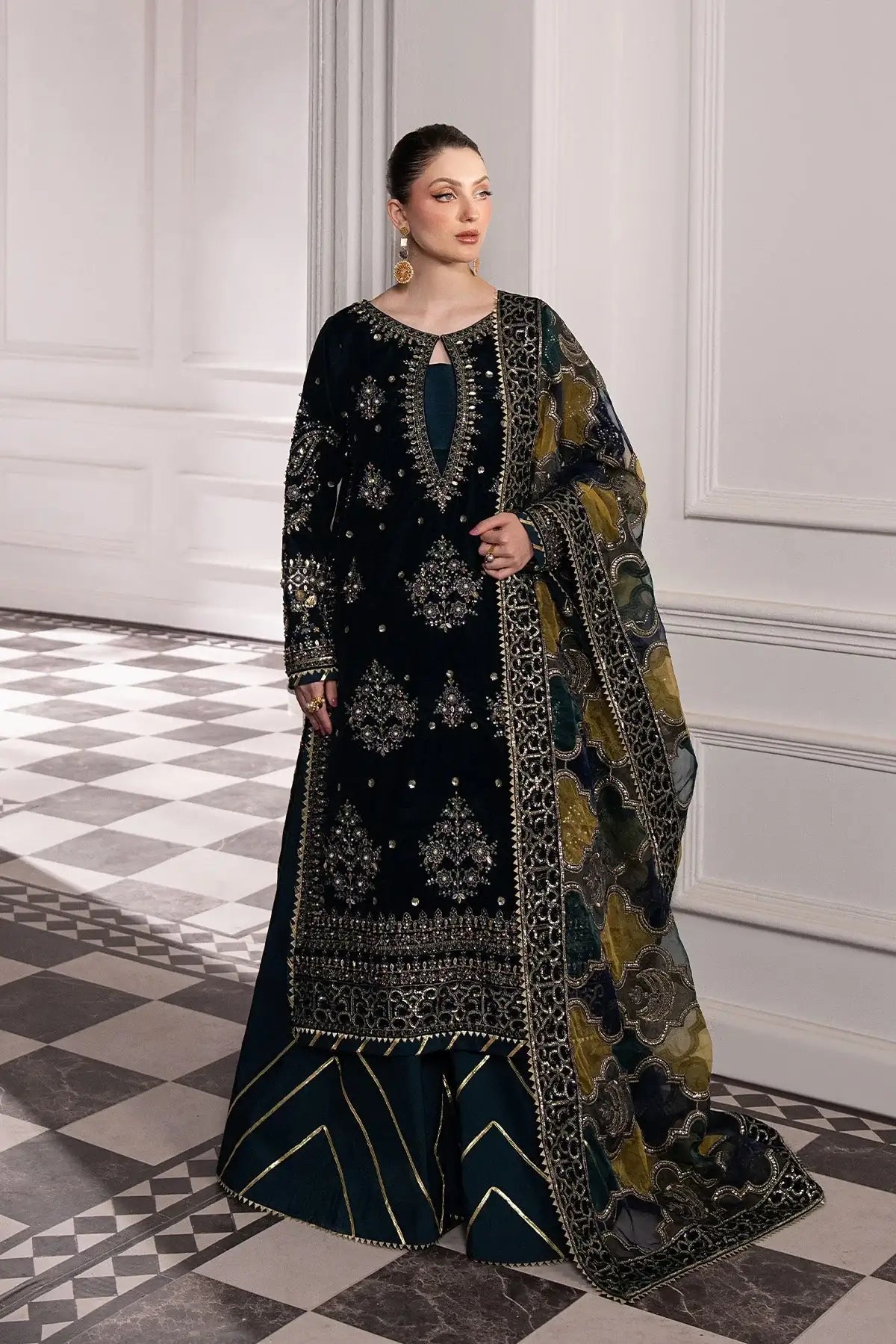 Raeesa Premium | Noirah Velvet | NV-006