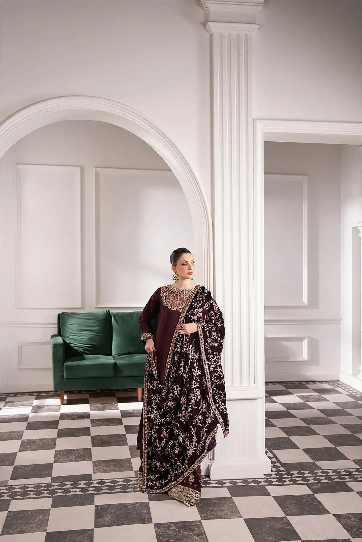 Raeesa Premium | Noirah Velvet | NV-005