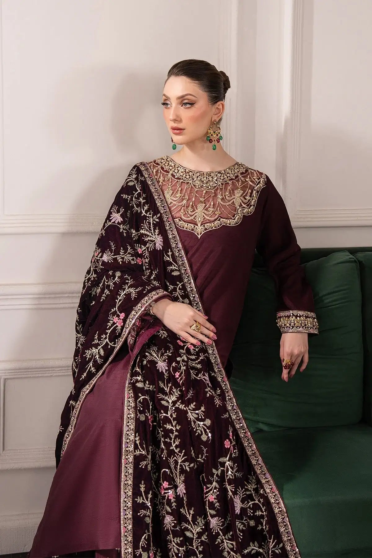 Raeesa Premium | Noirah Velvet | NV-005