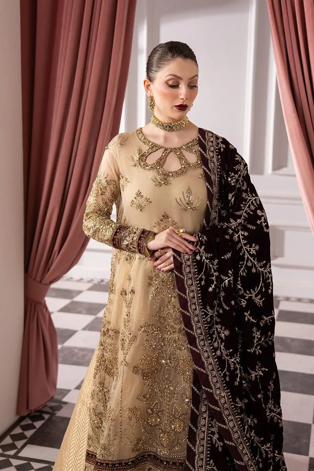 Raeesa Premium | Noirah Velvet | NV-008