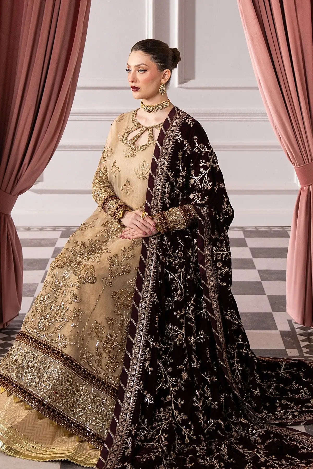 Raeesa Premium | Noirah Velvet | NV-008
