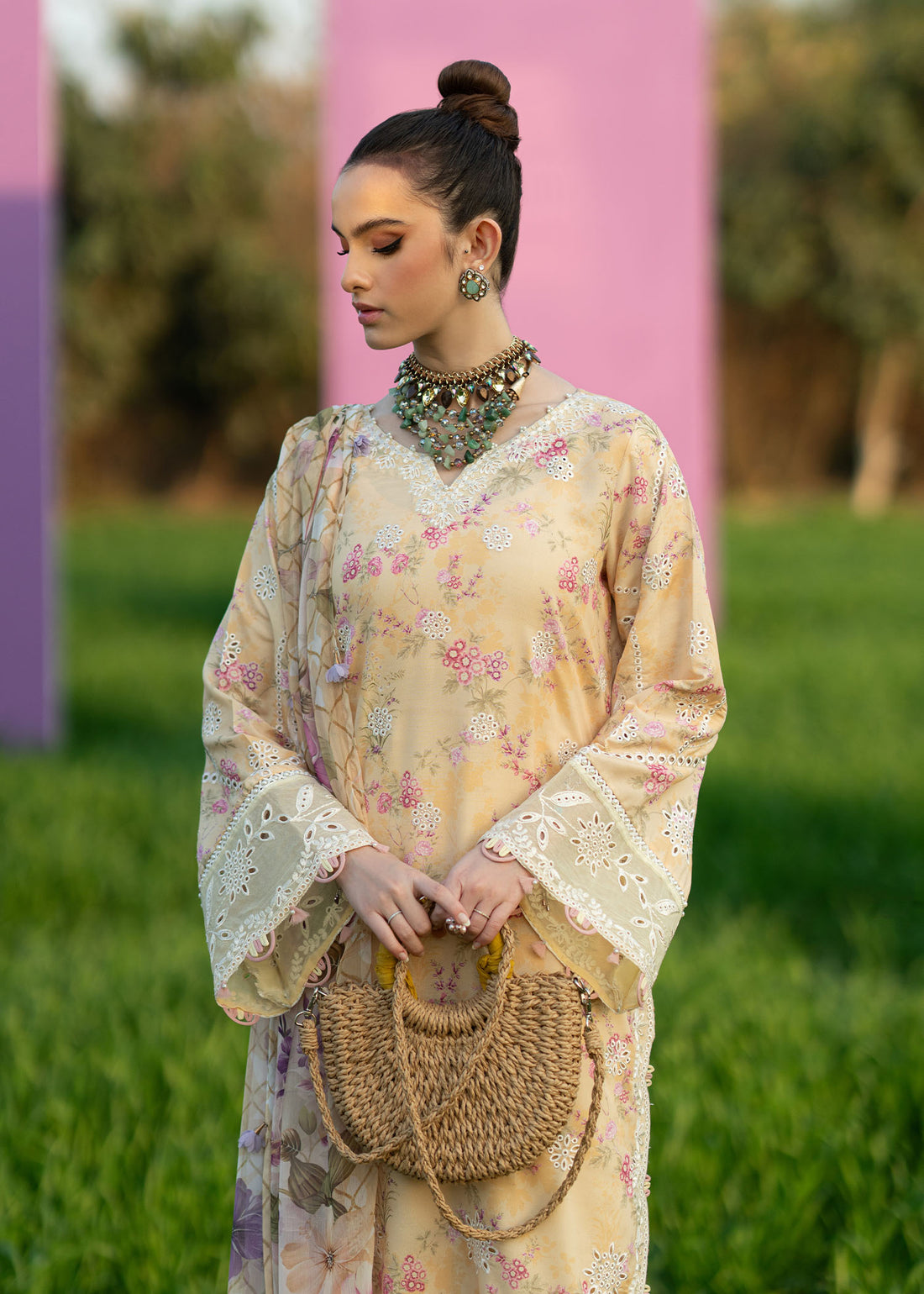 Sardinia | Printkari Lawn Edit 25 | Sunflower