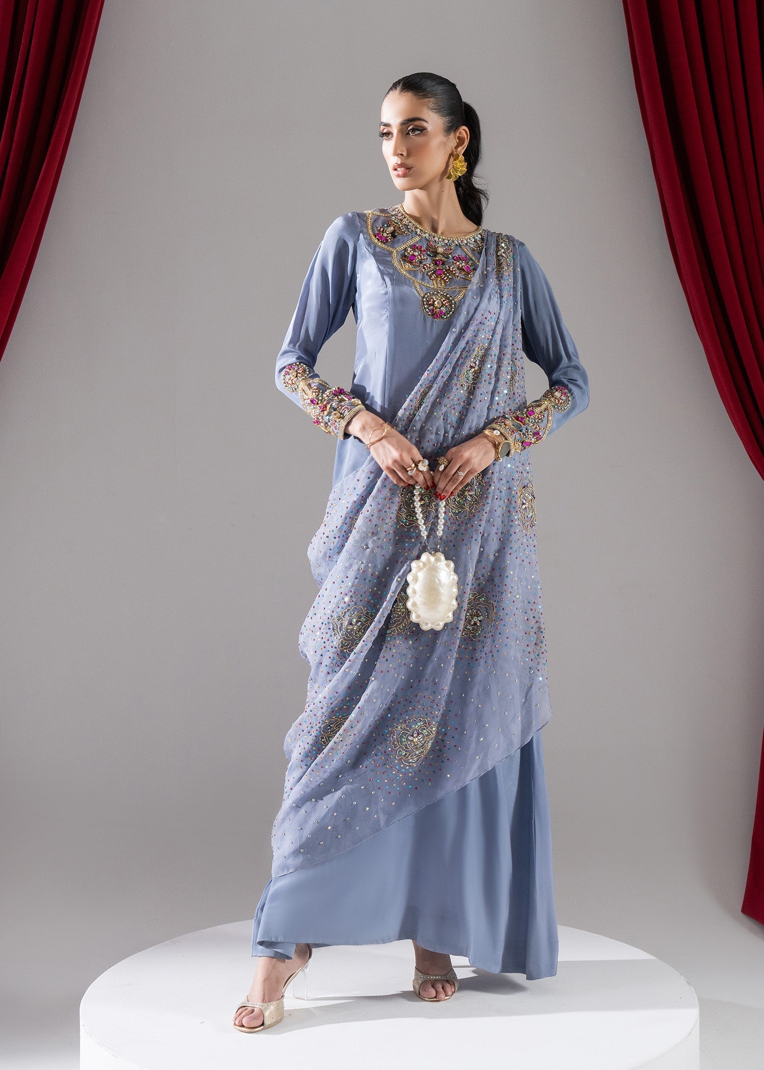 Maria Osama Khan | Celeste 24 Formals | Lune - Official Maria Osama Khan - Agha Fabrics UK