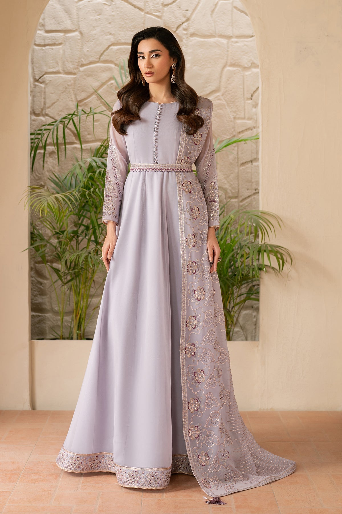 Alizeh | Ready to wear | Lilac Dress 3 piece - RTW1028