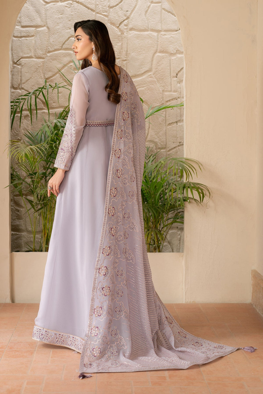 Alizeh | Ready to wear | Lilac Dress 3 piece - RTW1028