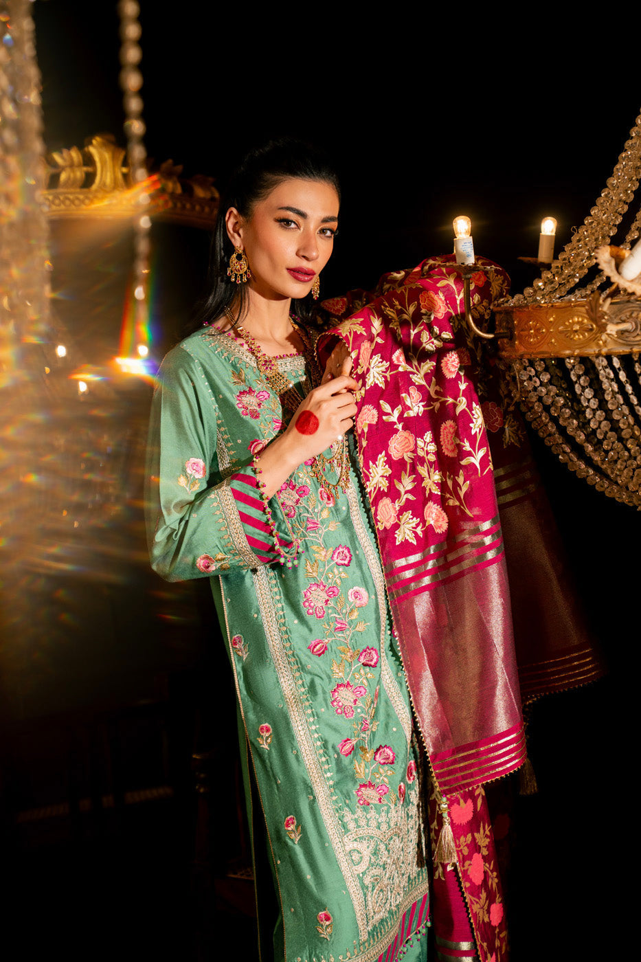 AlKaram | Festive Summer 25 | FC-9D-25-Sage