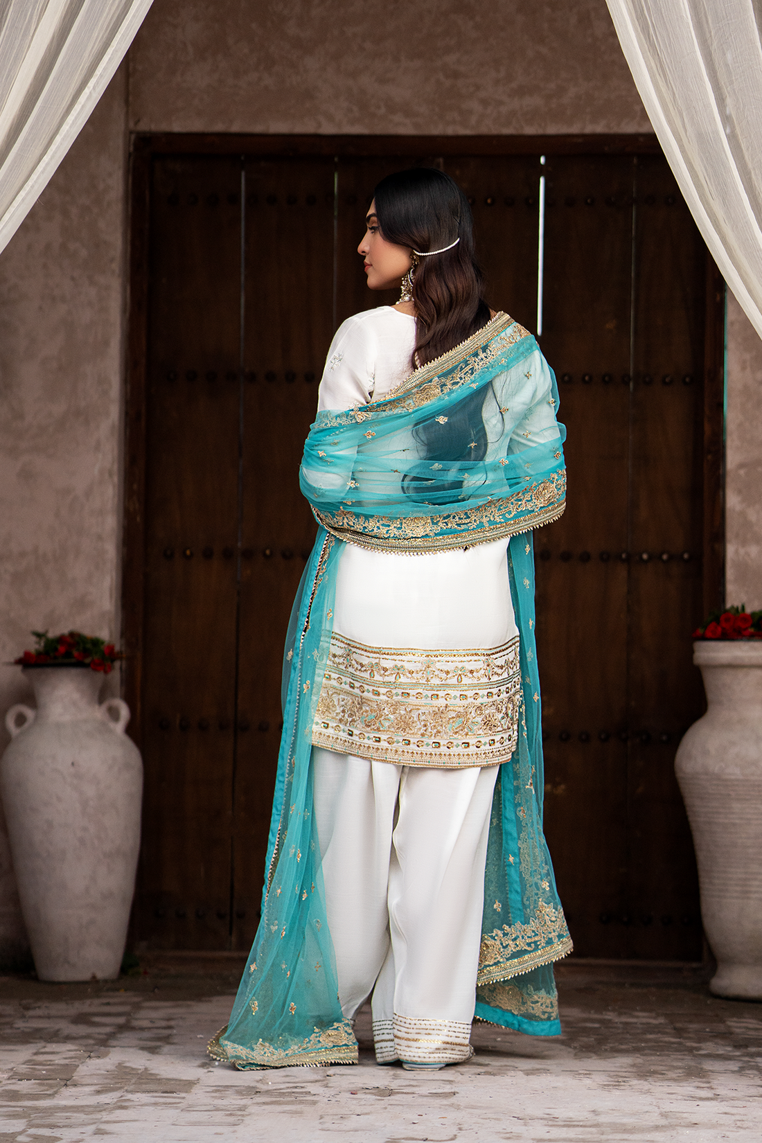 Erum Khan | Sakhiyan Formals | SUFAID PHOOL - Official Erum Khan - Agha Fabrics UK