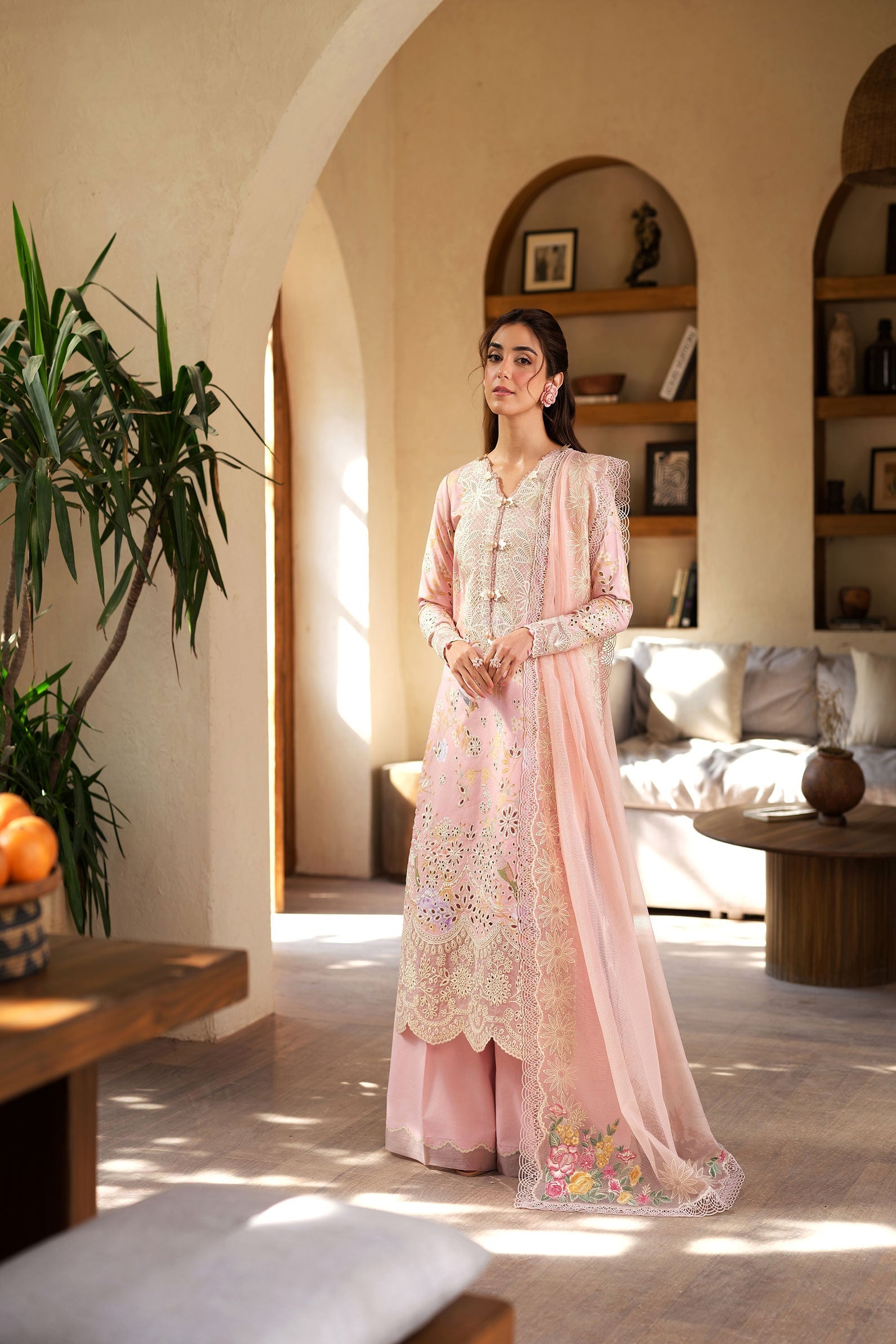 Maryam Hussain | Luxury Lawn 25 | Dimple - Official Maryam Hussain - Agha Fabrics UK