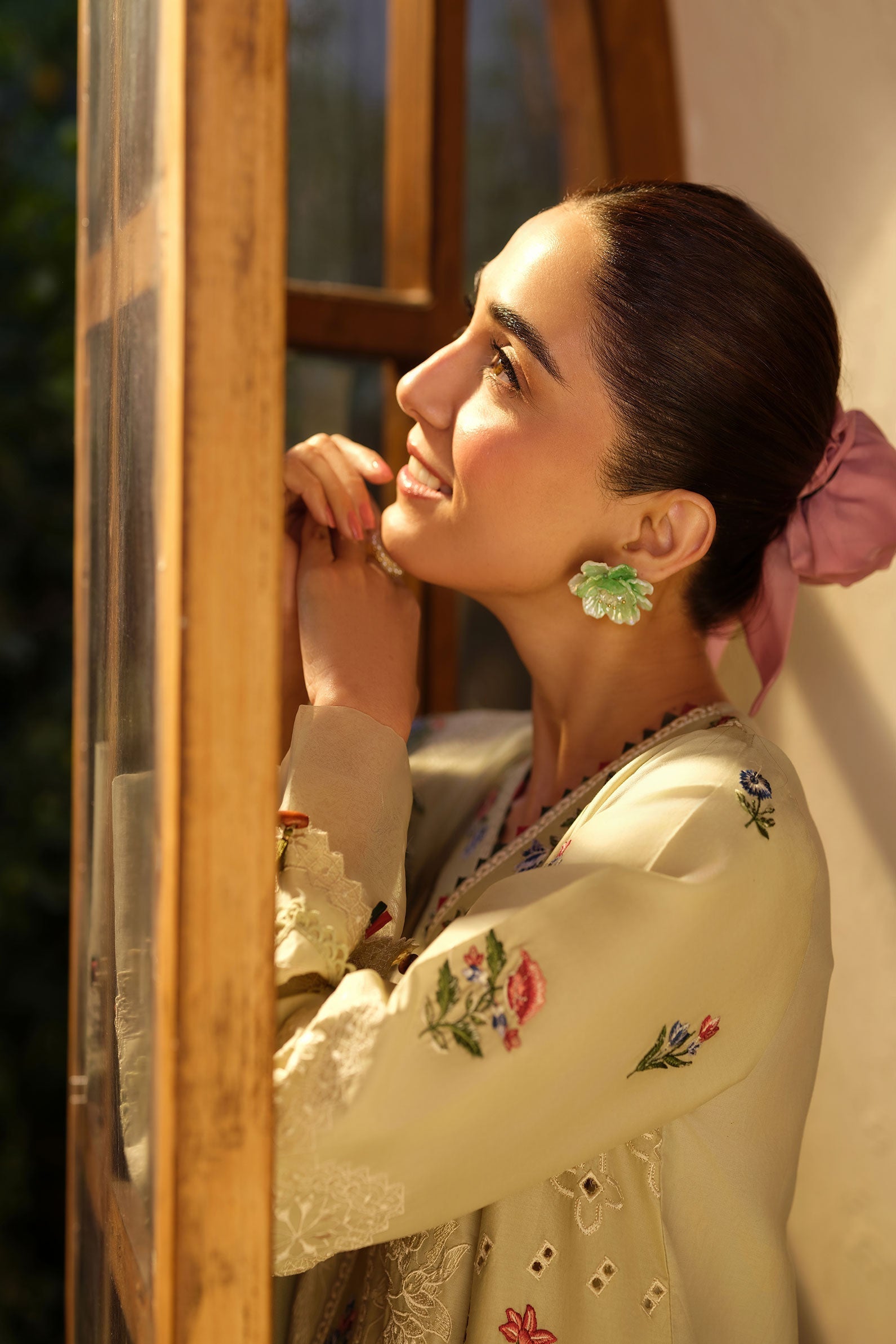 Maryam Hussain | Luxury Lawn 25 | Mint - Official Maryam Hussain - Agha Fabrics UK