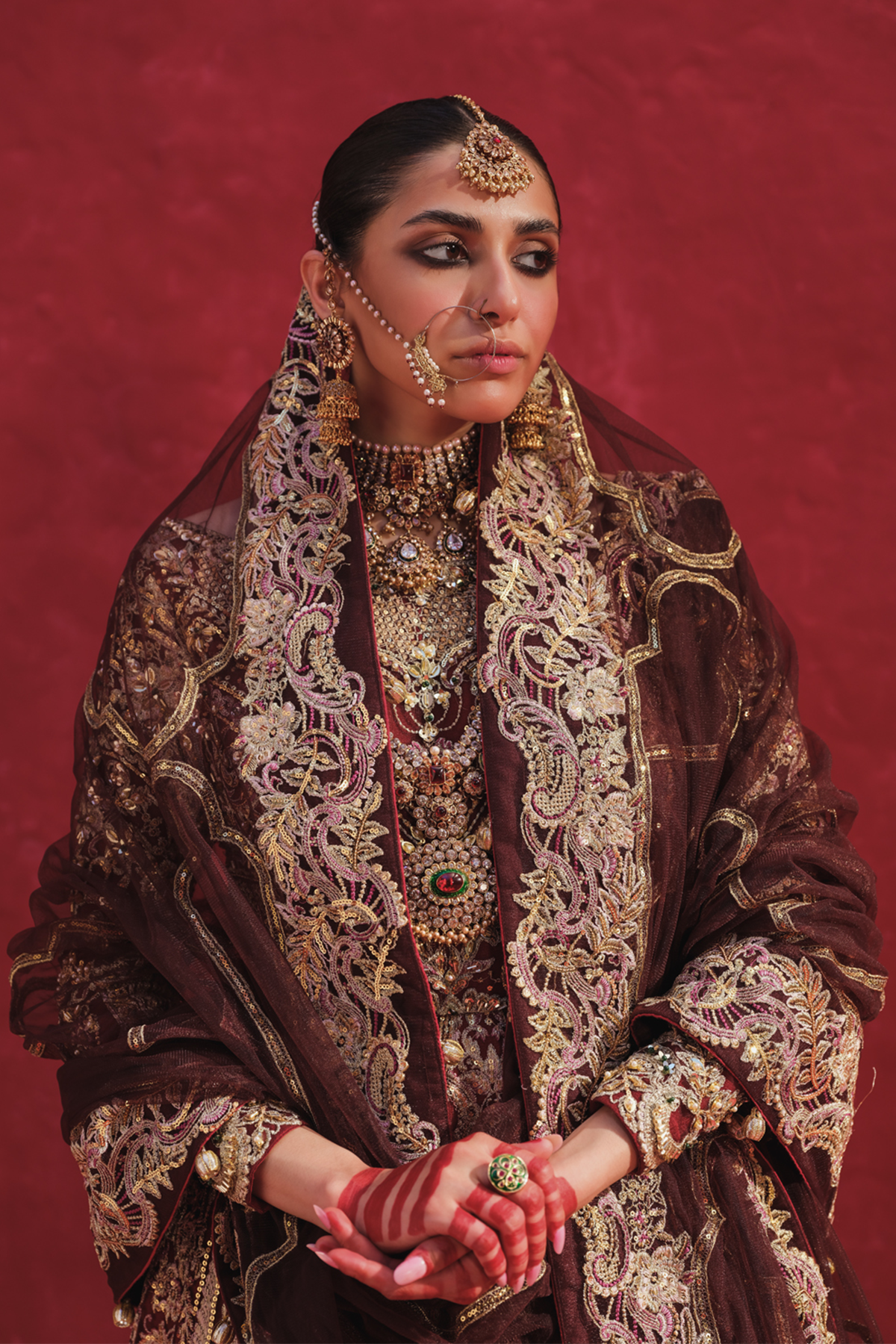 Erum Khan | Laal Rang | NEELOFAR - Official Erum Khan - Agha Fabrics UK