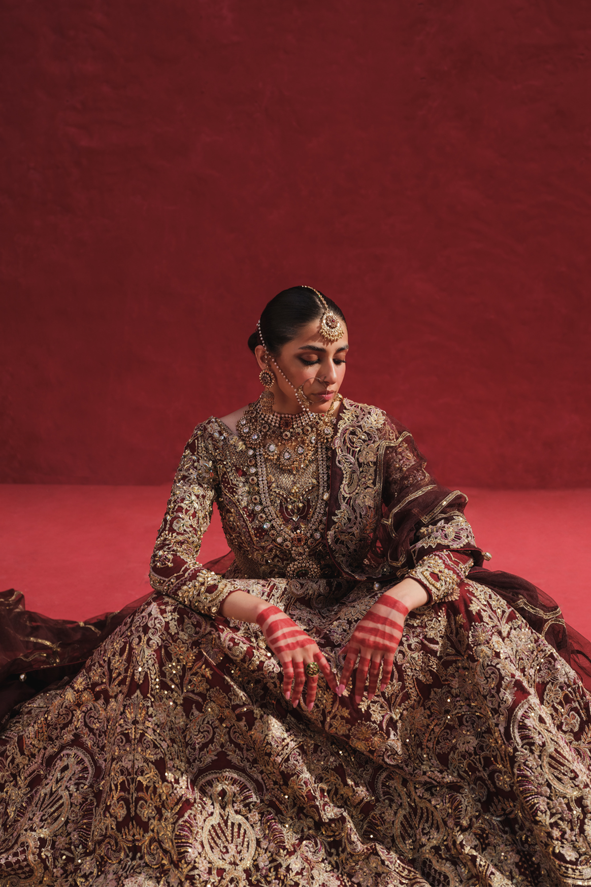 Erum Khan | Laal Rang | NEELOFAR - Official Erum Khan - Agha Fabrics UK