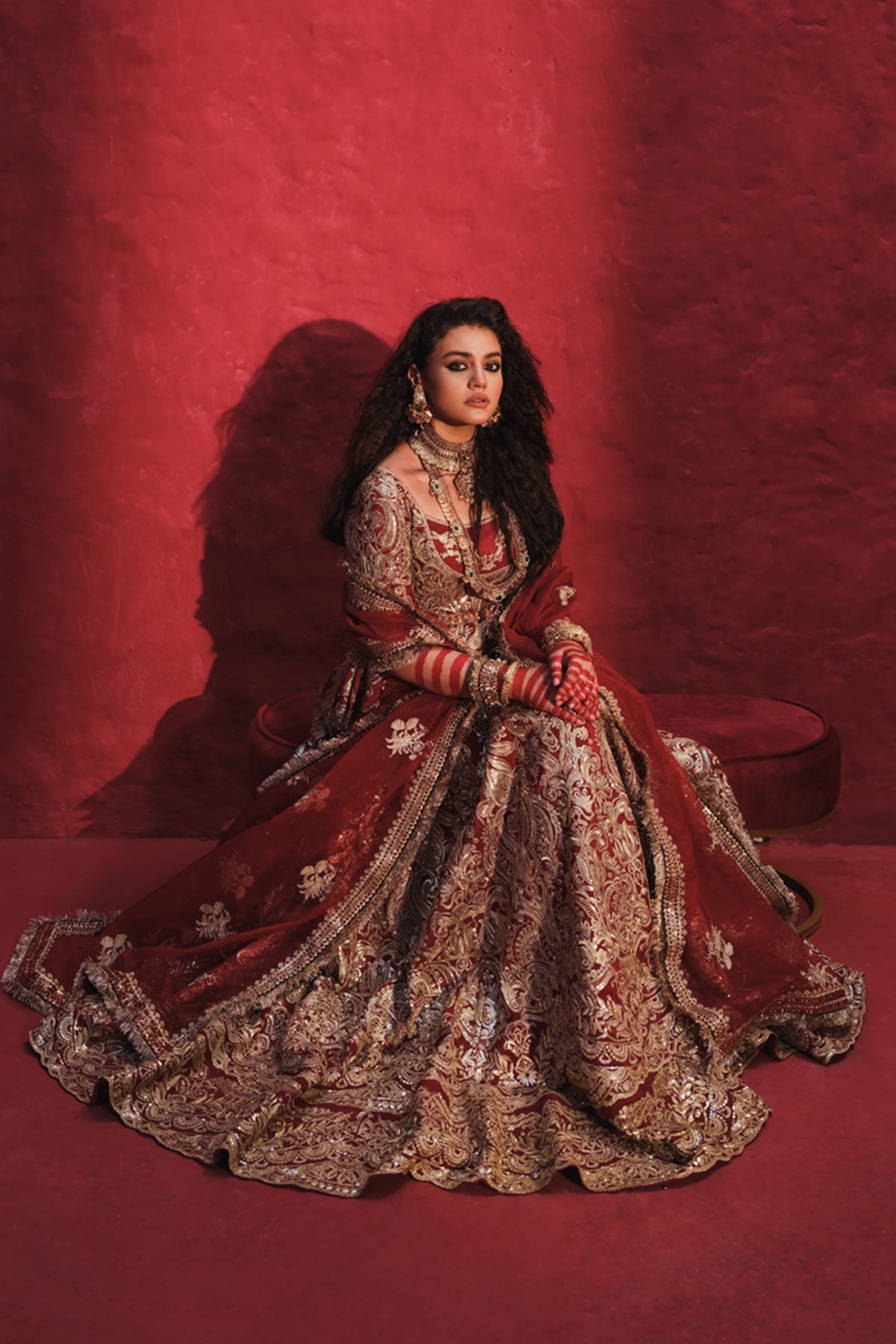 Erum Khan | Laal Rang | NOOR JAHAN - Official Erum Khan - Agha Fabrics UK