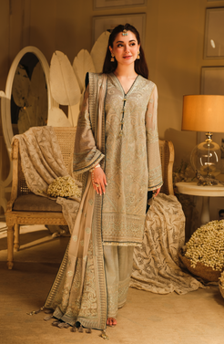 HSY | Rehana Wedding Formal | Falak - Embroidered Chiffon Ensemble - Official HSY - Agha Fabrics UK