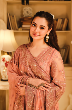 HSY | Rehana Wedding Formal | Mehak ÃÂ¢- Elegant Embroidered Ensemble - Official HSY - Agha Fabrics UK