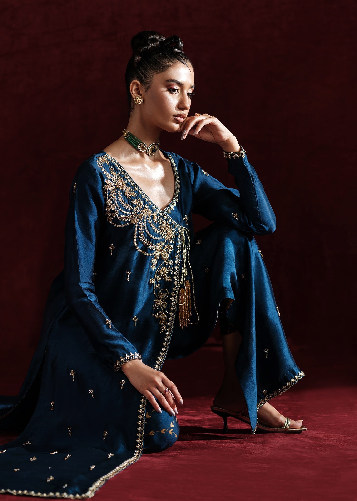 Mahum Asad | Soiree Formals | Marine