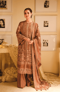 HSY | Rehana Wedding Formal | Geet - Embroidered Chiffon Ensemble - Official HSY - Agha Fabrics UK