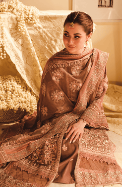 HSY | Rehana Wedding Formal | Geet - Embroidered Chiffon Ensemble - Official HSY - Agha Fabrics UK
