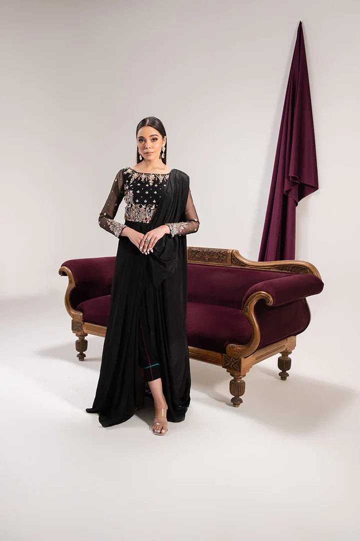 Maria Osama Khan | Tiffany Formals | Obsidian - Official Maria Osama Khan - Agha Fabrics UK