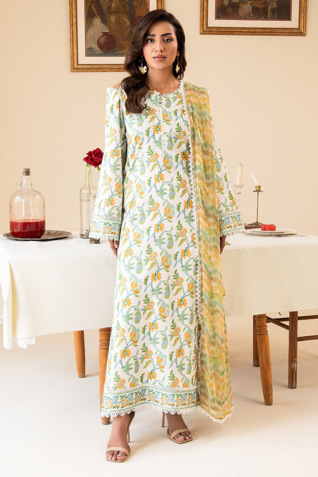 Faiza Faisal | Serene Lawn 24 | CAMILLE - Official Faiza Faisal - Agha Fabrics UK
