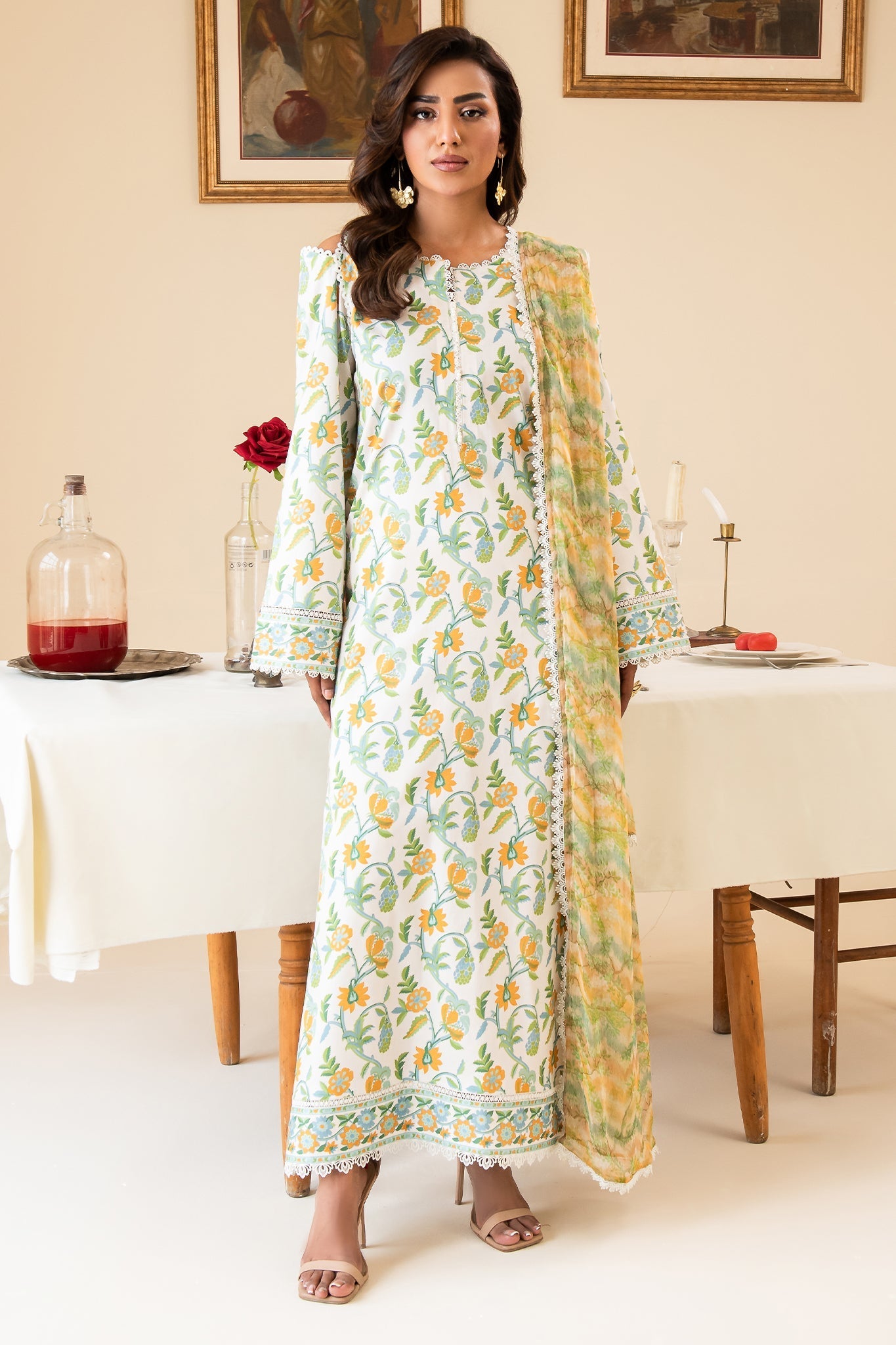 Faiza Faisal | Serene Lawn 24 | CAMILLE - Official Faiza Faisal - Agha Fabrics UK