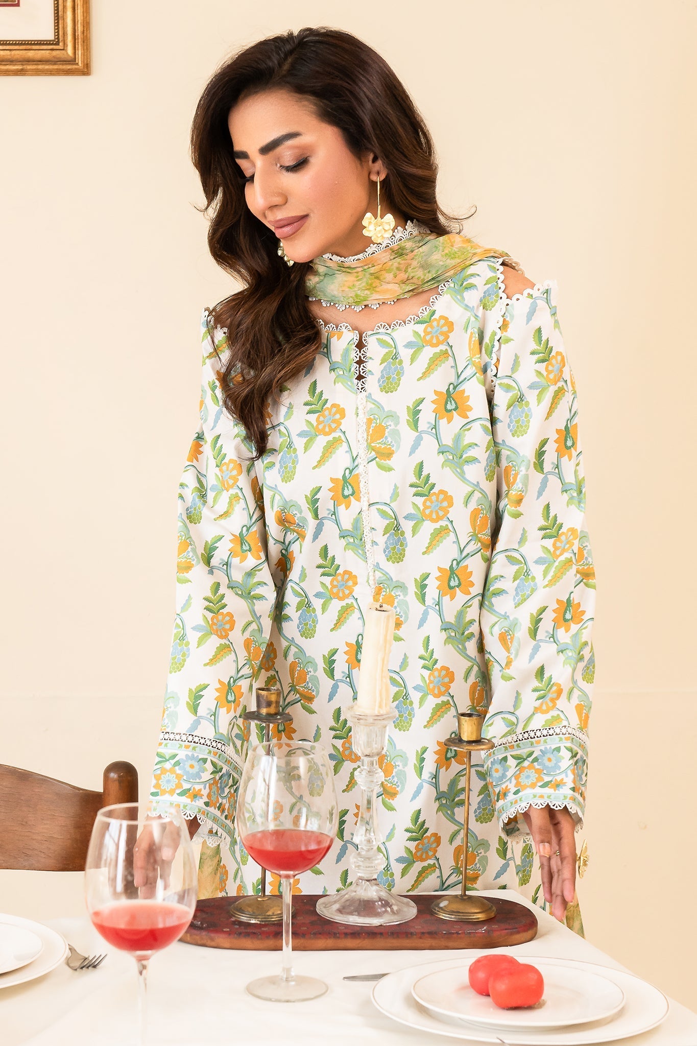 Faiza Faisal | Serene Lawn 24 | CAMILLE - Official Faiza Faisal - Agha Fabrics UK