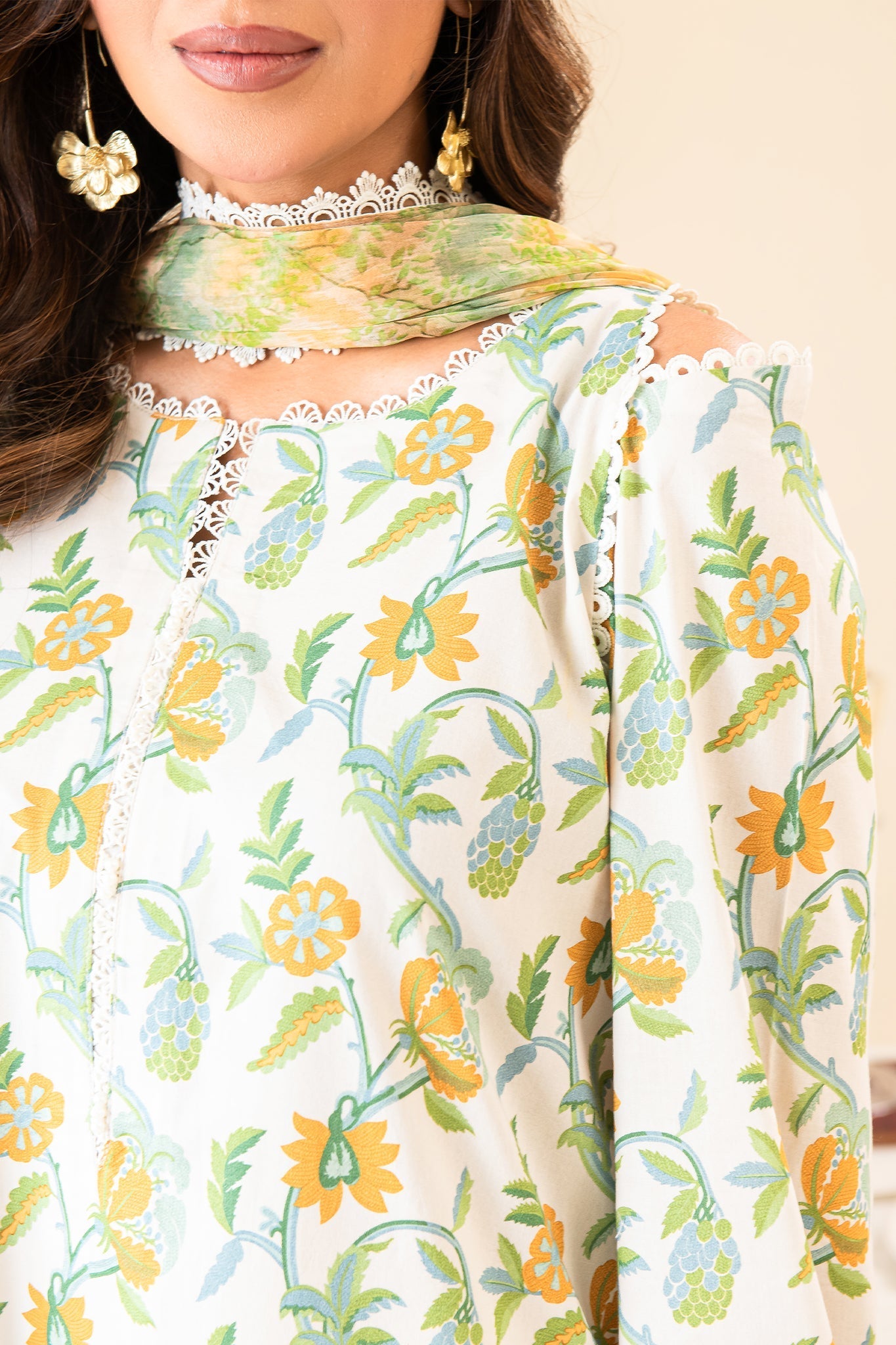 Faiza Faisal | Serene Lawn 24 | CAMILLE - Official Faiza Faisal - Agha Fabrics UK