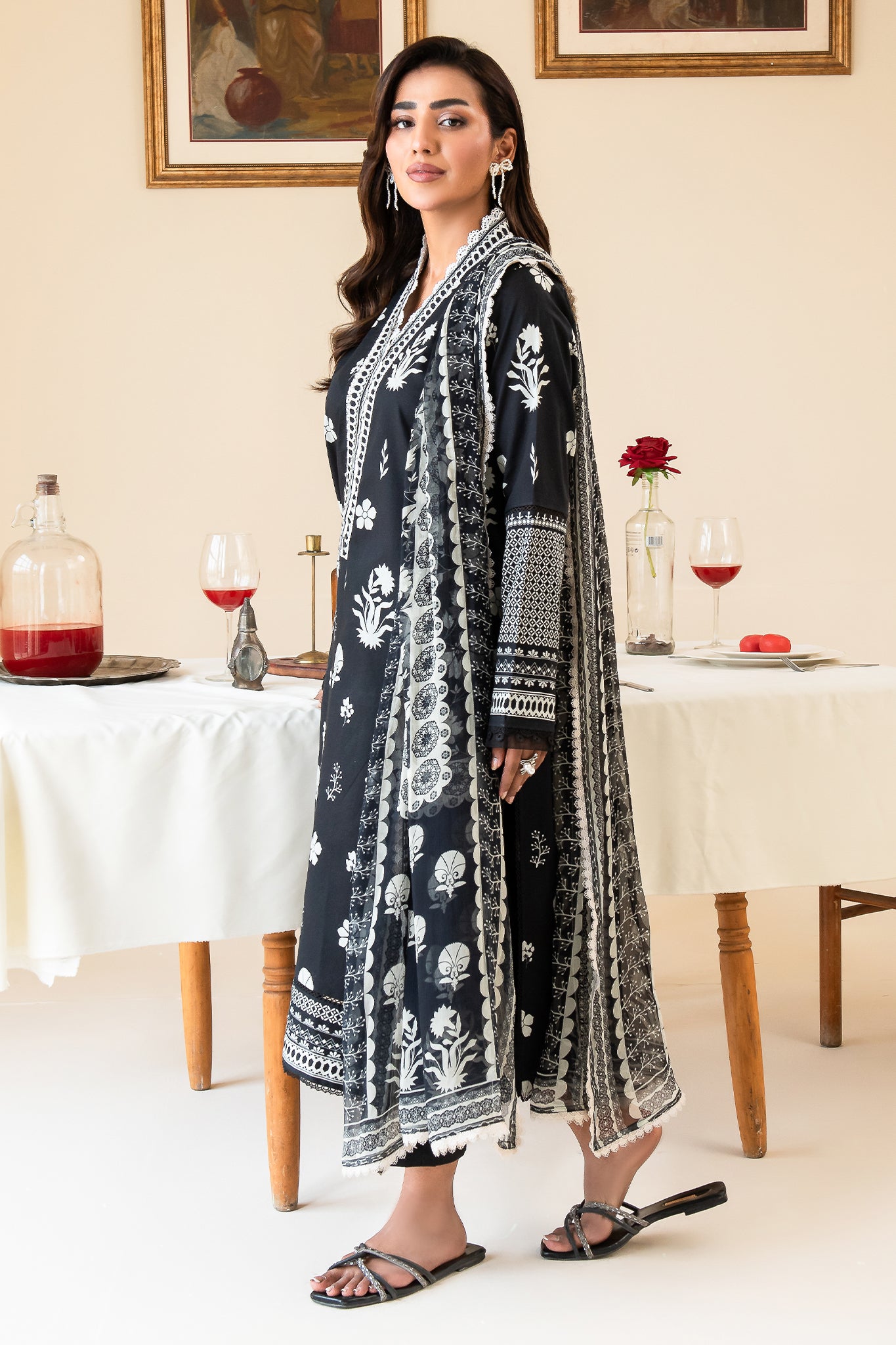 Faiza Faisal | Serene Lawn 24 | ELISE - Official Faiza Faisal - Agha Fabrics UK