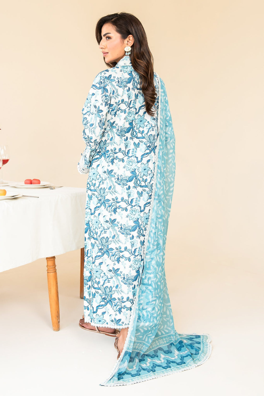 Faiza Faisal | Serene Lawn 24 | AURORA - Official Faiza Faisal - Agha Fabrics UK