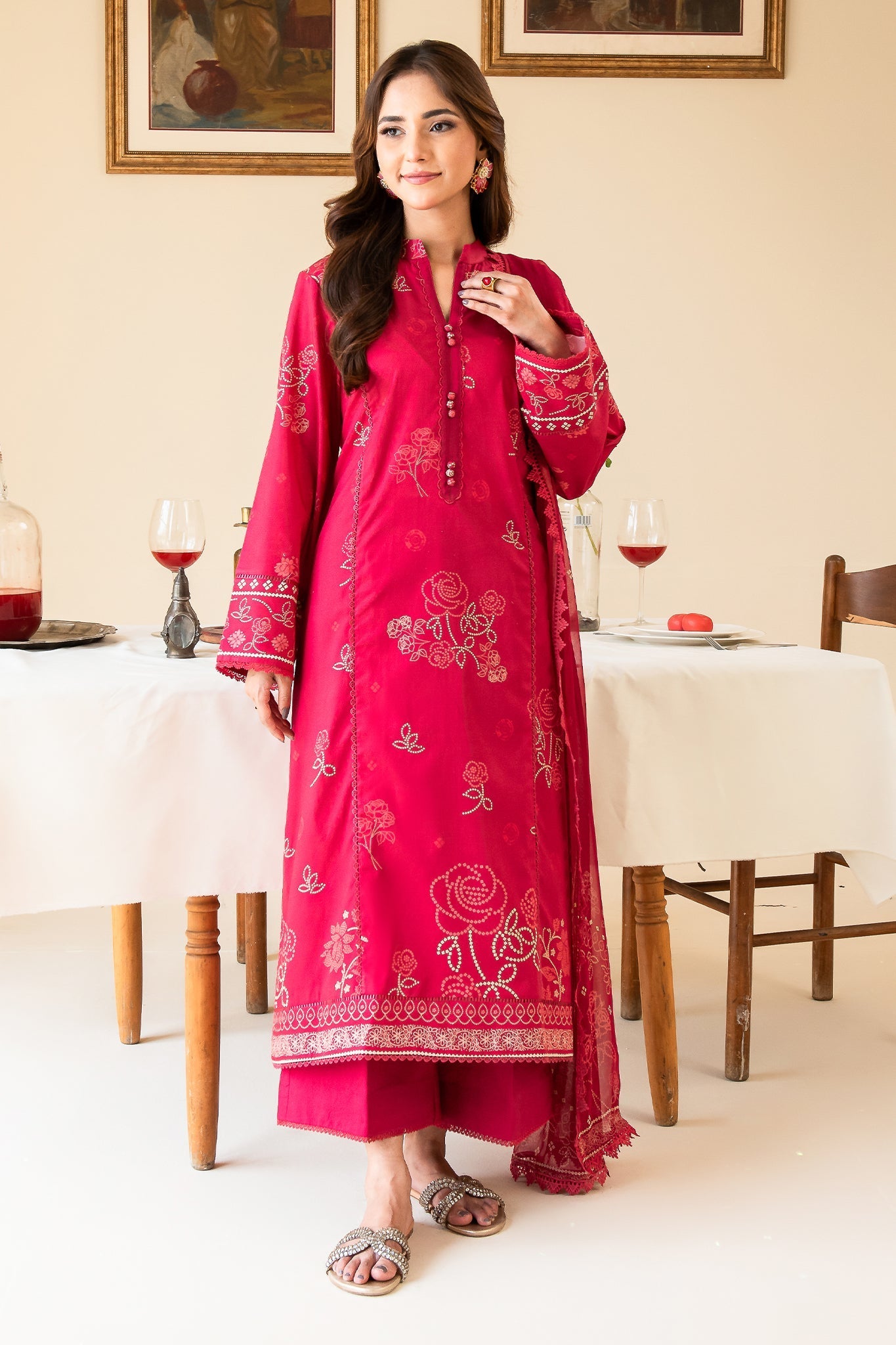 Faiza Faisal | Serene Lawn 24 | EVE - Official Faiza Faisal - Agha Fabrics UK