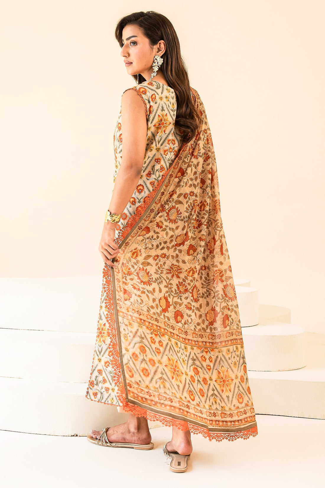 Faiza Faisal | Serene Lawn 24 | VALERIA - Official Faiza Faisal - Agha Fabrics UK