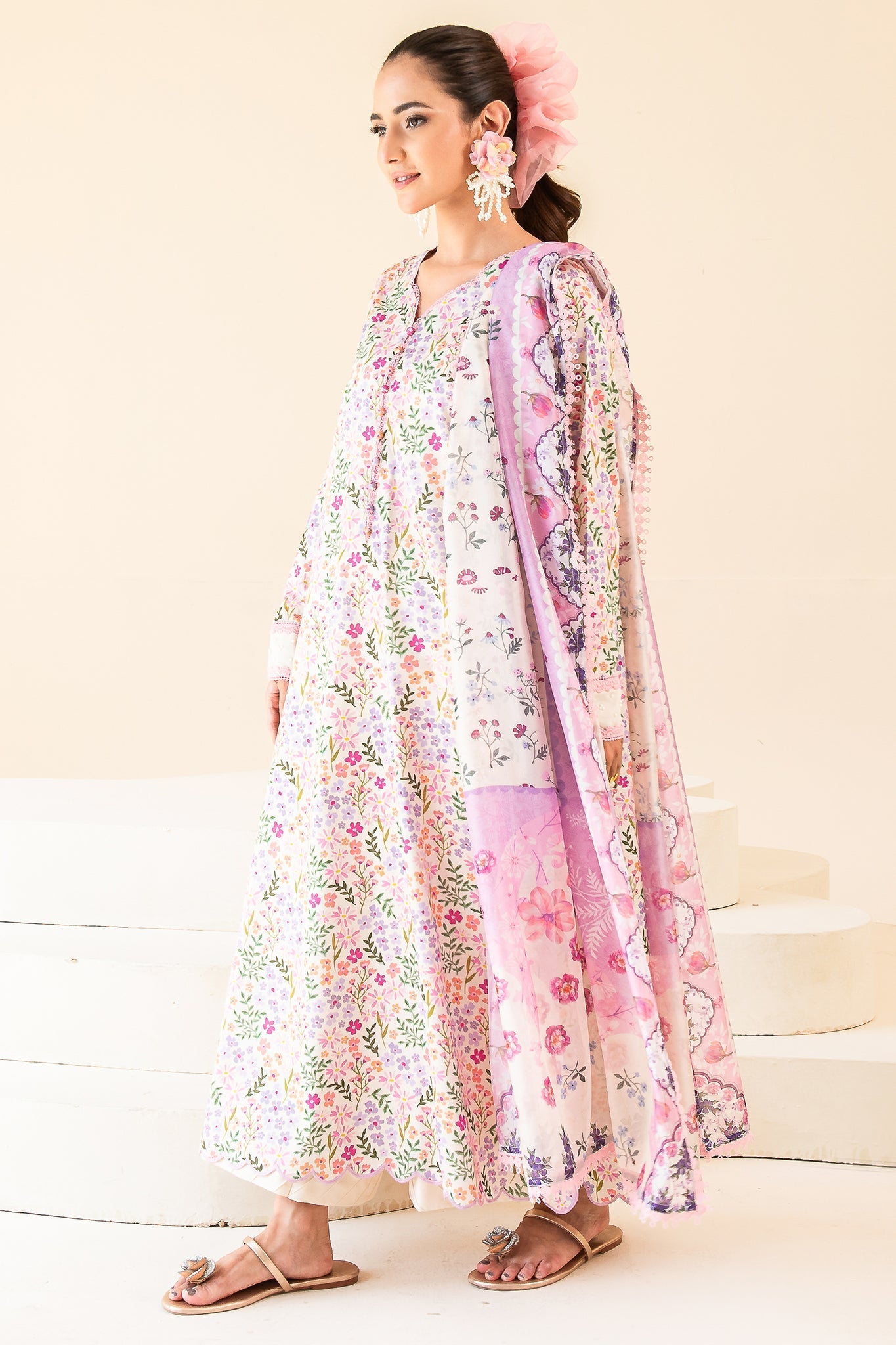 Faiza Faisal | Serene Lawn 24 | MARIE - Official Faiza Faisal - Agha Fabrics UK