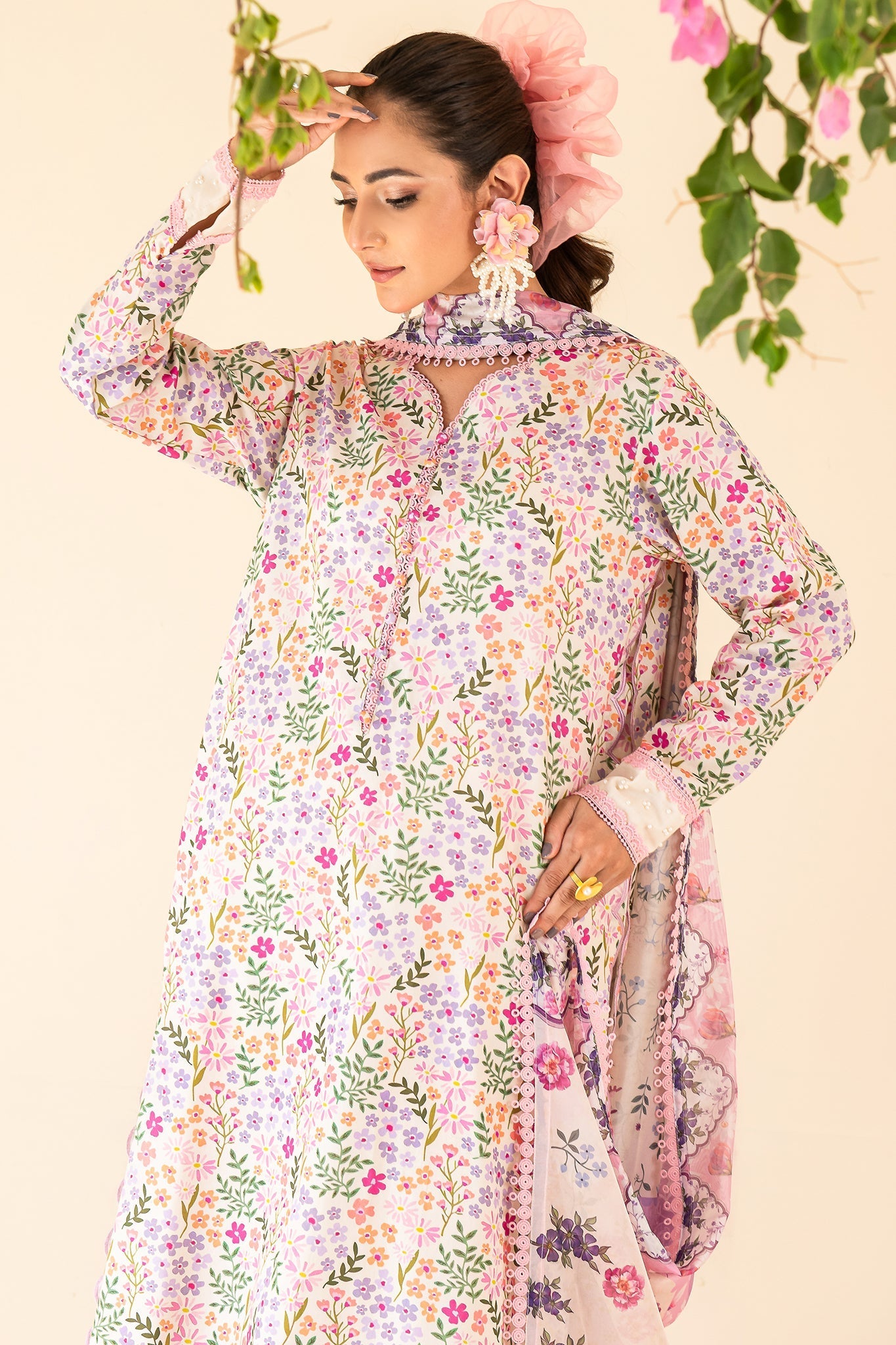 Faiza Faisal | Serene Lawn 24 | MARIE - Official Faiza Faisal - Agha Fabrics UK