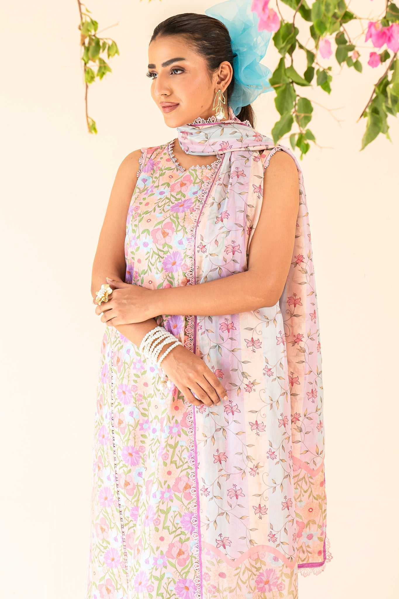 Faiza Faisal | Serene Lawn 24 | CLARIE - Official Faiza Faisal - Agha Fabrics UK