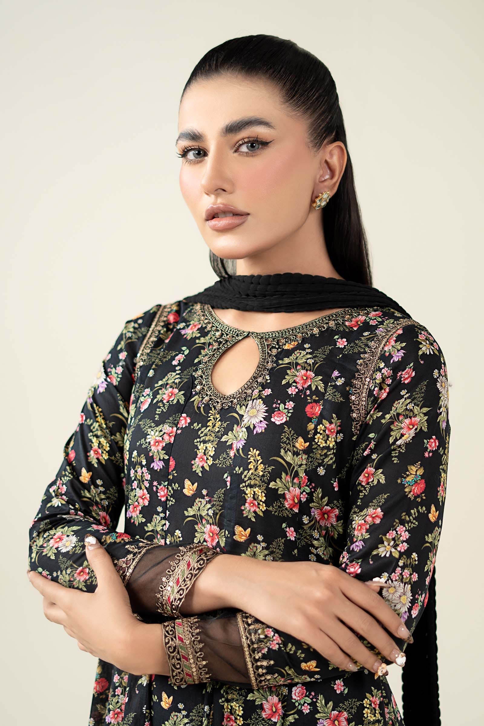 Maria B | Pre Fall Dresses | 3 Piece Printed Lawn Suit KK - Official Maria B - Agha Fabrics UK