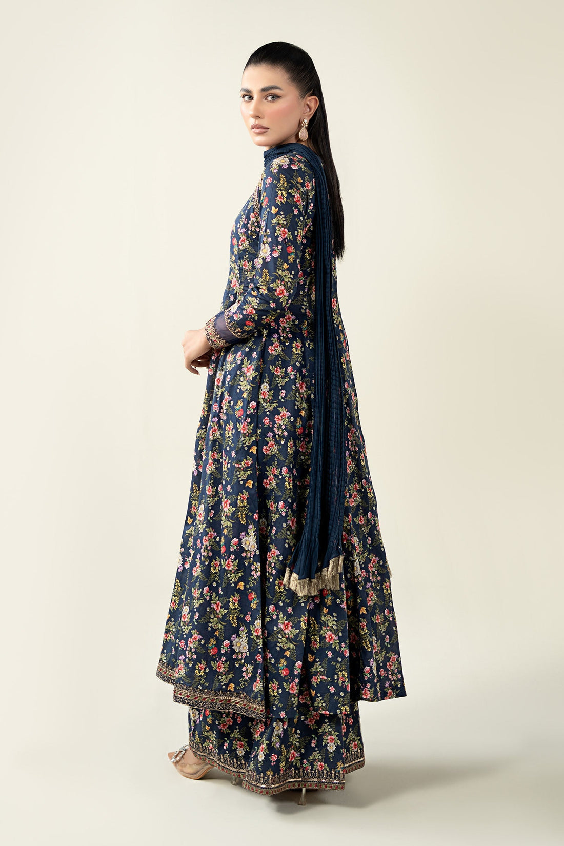 Maria B | Pre Fall Dresses | 3 Piece Printed Lawn Suit LL - Official Maria B - Agha Fabrics UK