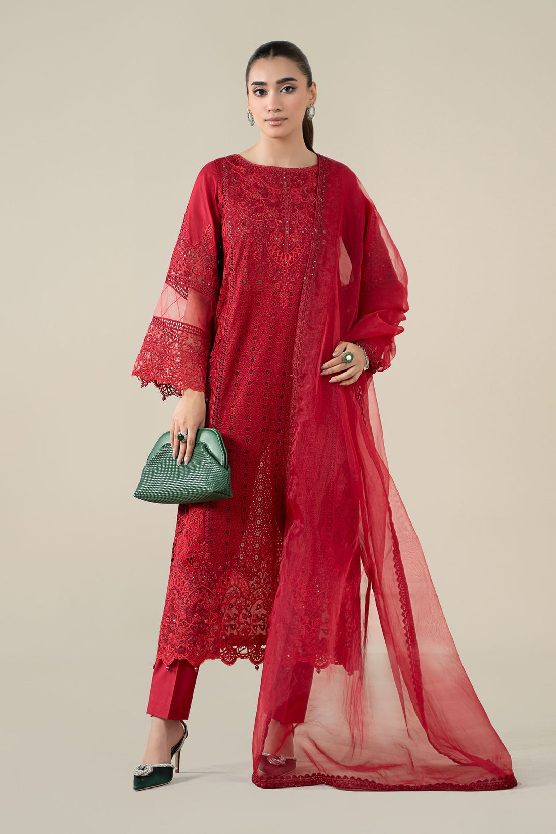 Maria B | Pre Fall 25 | Lawn Suit 16 - Official Maria B - Agha Fabrics UK