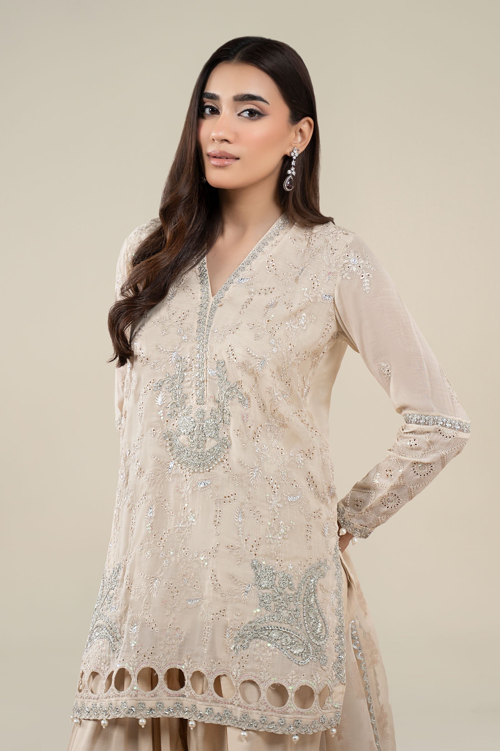 Maria B | Pre Fall 25 | Paper Cotton Suit 17 - Official Maria B - Agha Fabrics UK