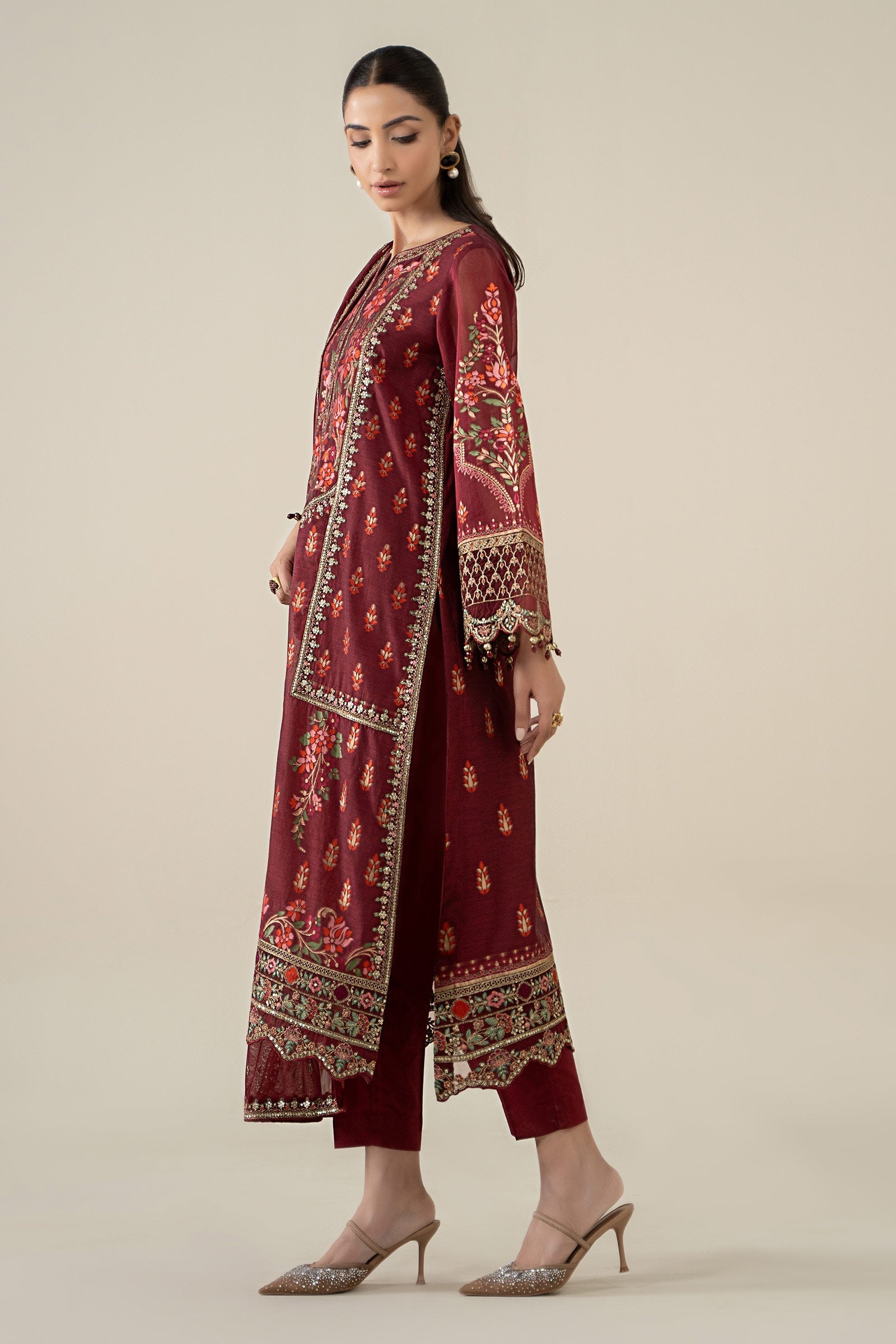 Maria B | Pre Fall 25 | Jacquard Suit 21 - Official Maria B - Agha Fabrics UK